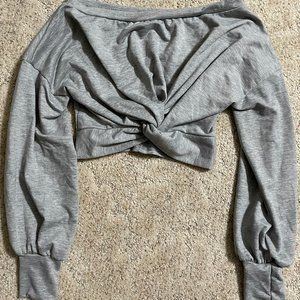 Cropped sweatshirt